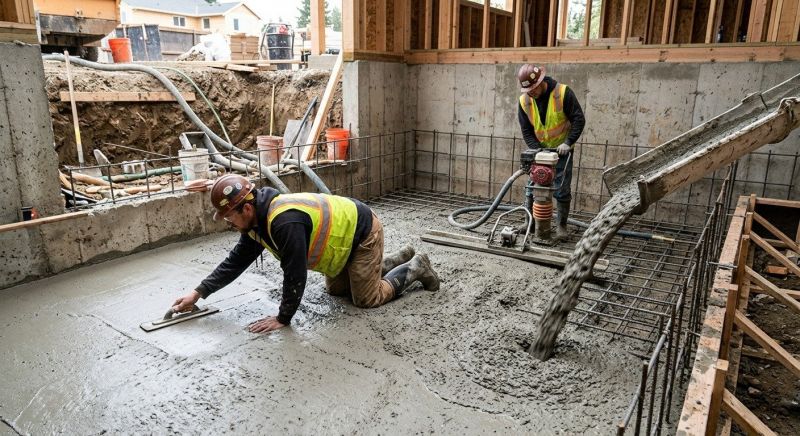 Basement Concrete Installation in Concord, CA