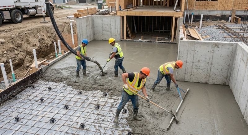 Basement Concrete Installation in Walnut Creek, CA