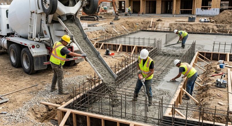 Foundation Wall Pouring in Castro Valley, CA