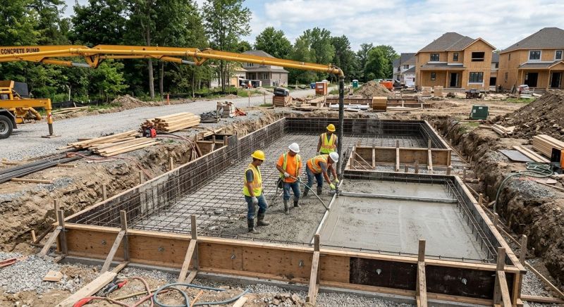 Poured Foundation Installation in Contra Costa County, CA